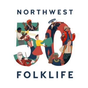 Northwest Folklife 50th Anniversary Logo