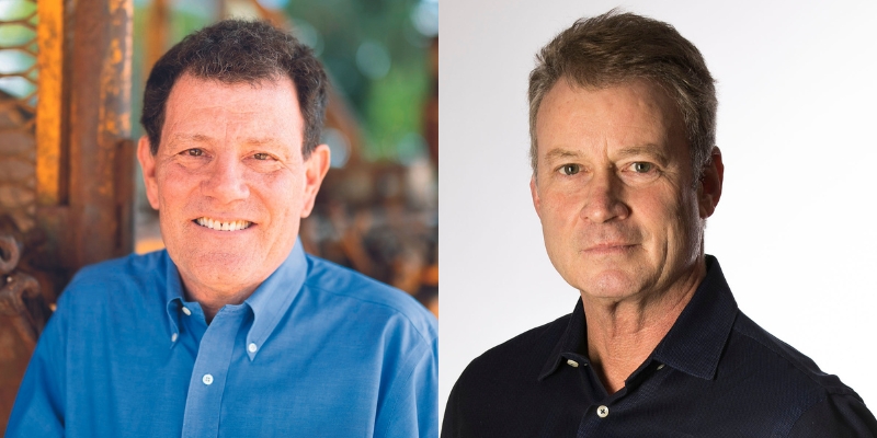 Headshots of Nicholas Kristof and Tim Egan