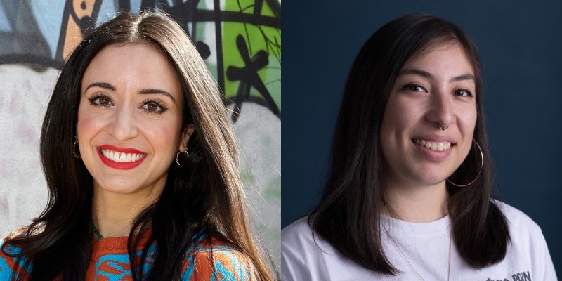 Headshots of Marisel Salazar and Agueda Pacheco Flores