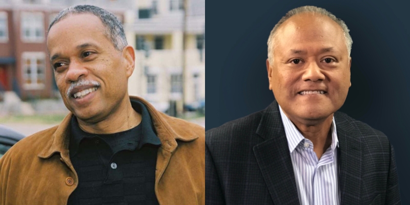 From left to right: Headshots of Juan Williams and Enrique Cerna