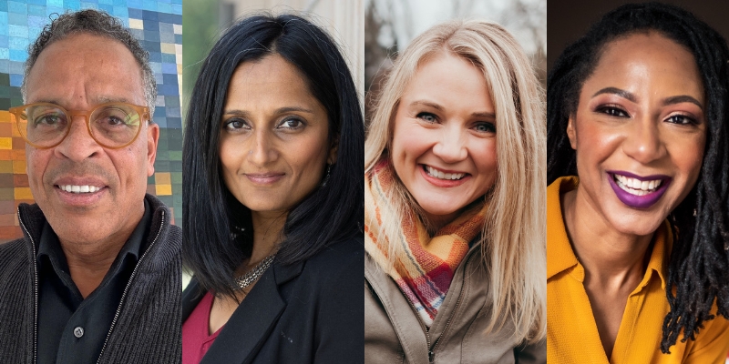 From left to right: Headshots of Dr. Benjamin Danielson, Jaya Ramesh, Jessie Owen, and Lindsey T.H. Jackson