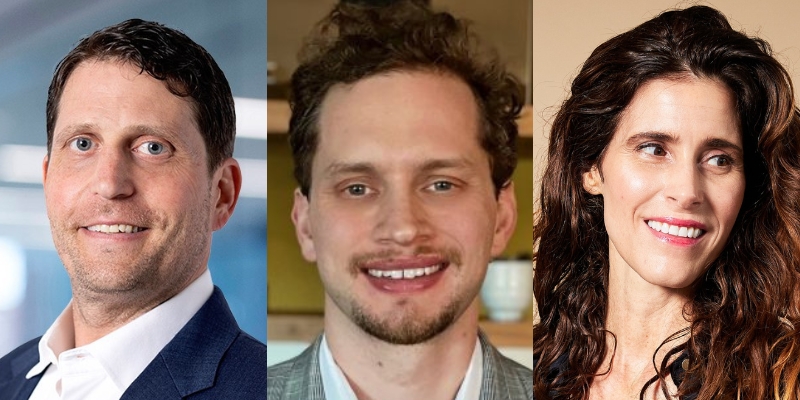 Headshots of Perry Salzhauer, Daniel Shortt, and April Pride