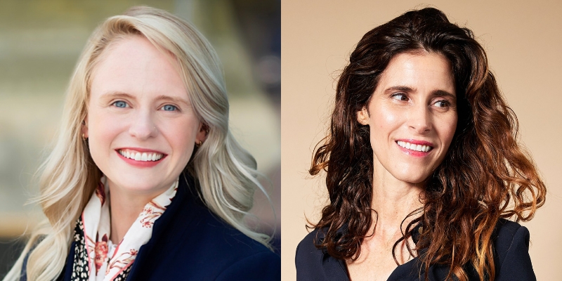 Headshots of Dr. Amanda Downey (left) and April Pride (right)