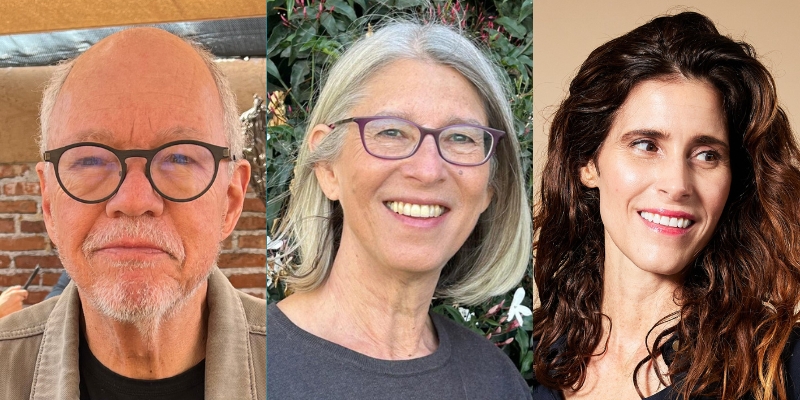 From left to right: Headshots of Scott Wright, Abbie Rosner, and April Pride