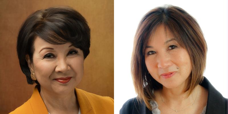 Headshots of Lori Matsukawa and Mimi Gan