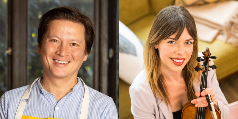 Headshots of J. Kenji Lopez-Alt and Tessa Lark