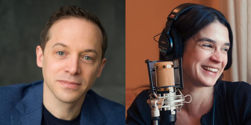 Headshots of David Epstein and Katy Sewall