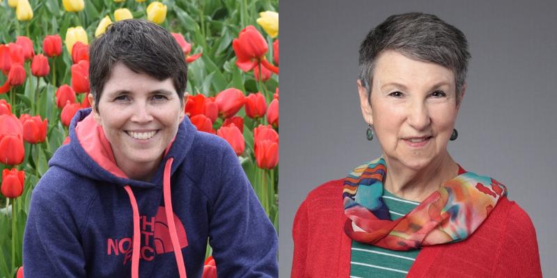 Headshots of Kate Christie and Rebecca Crichton