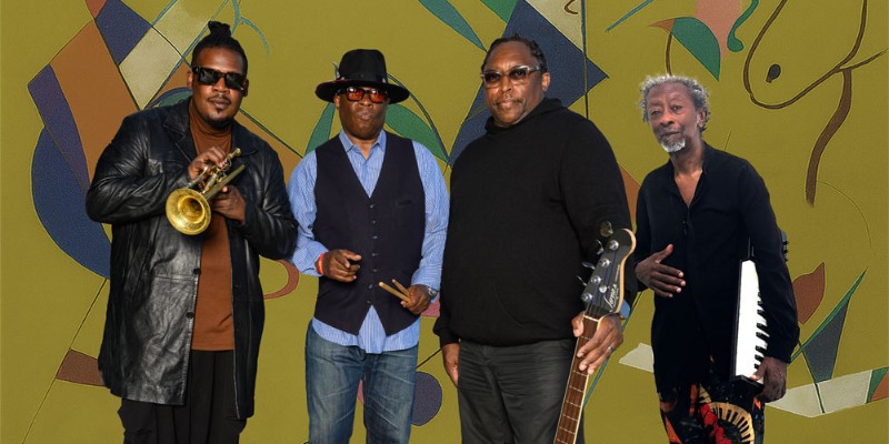 Group photo of Miles Electric Band