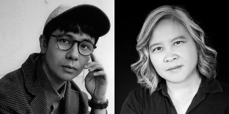 Headshots of Ocean Vuong and Putsata Reang