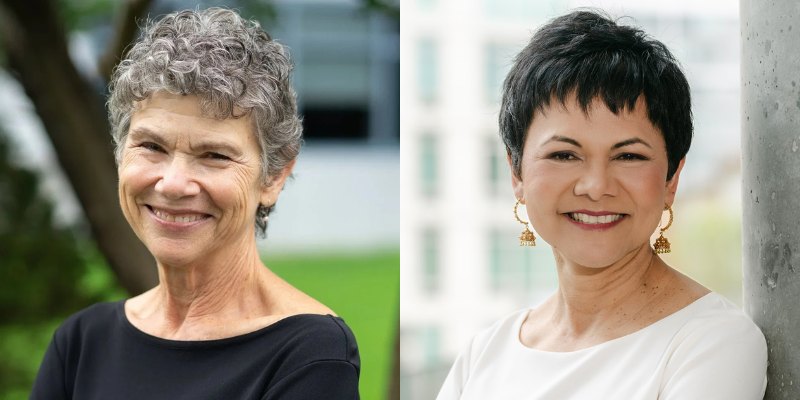 Headshots of Francine Berman and Sabina Nawaz