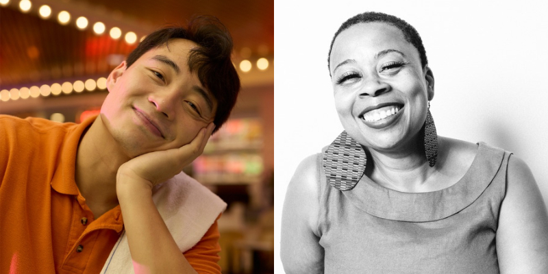 Headshots of Nigel Ng and Kristi Brown