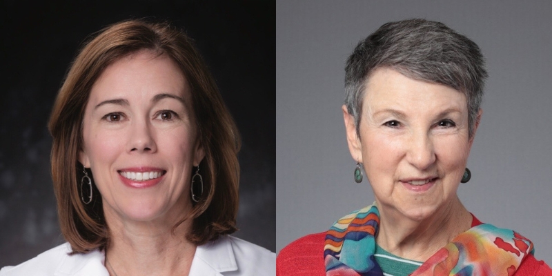 Headshots of April K. Watkins and Rebecca Crichton