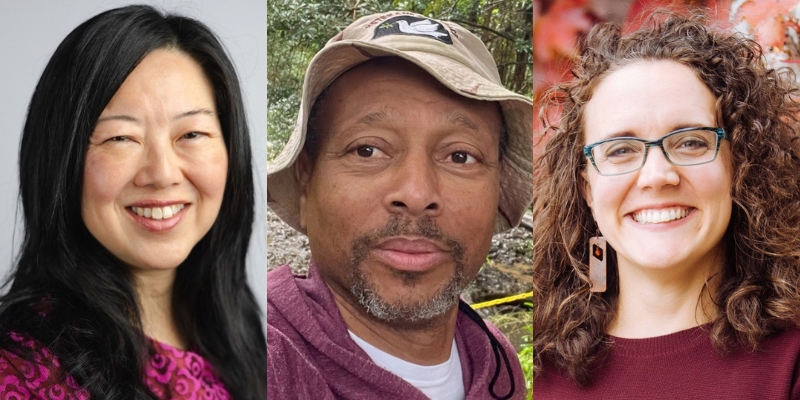 Headshots of Linda Low, Michael T. McPhearson, and Kathleen Carson
