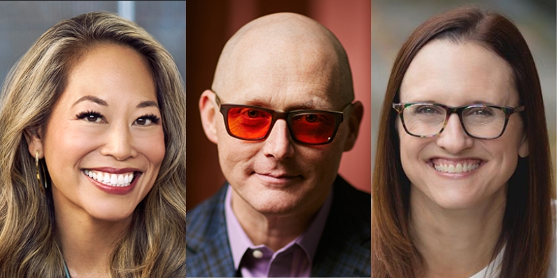 Headshots of Ailsa Chang, Thomas Marriott, and Kirsten Kendrick