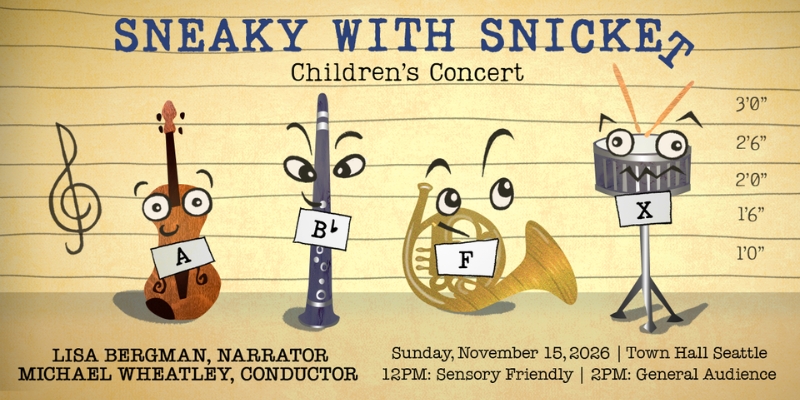 Sneaky with Snicket: Children's Concert