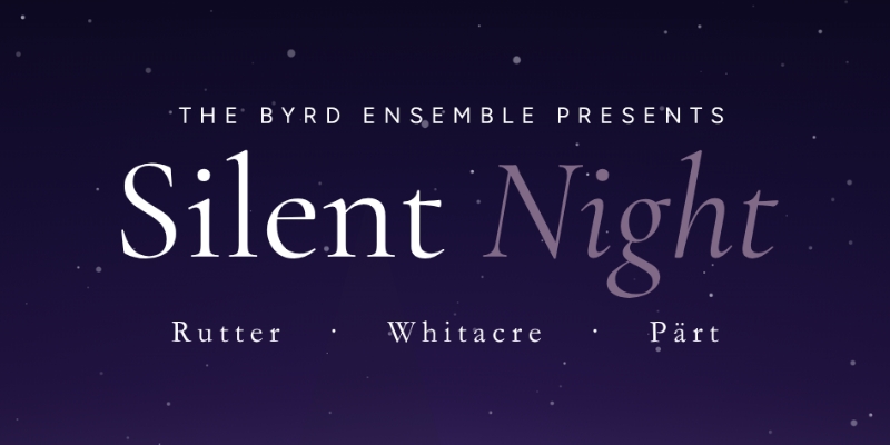 The Byrd Ensemble presents: Silent Night